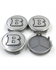 4pcs Mercedes-Benz BRABUS Wheel Center Caps