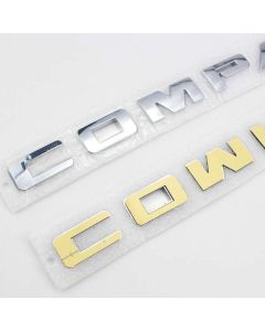 Jeep Compass Badge Chrome Car Tail Sticker