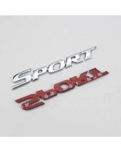 3D Toyota Highlander SPORT Door Tail Box Emblems  Metal Modification