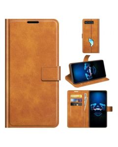 Asus ROG Phone 5 Flip Cover Leather Wallet Case with Rectangle Magnetic Snap
