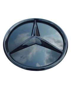 Mercedes-Benz 3D Star logo Convex Front Grille Emblem for W204 W447 Black