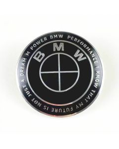 BMW & Kith Limited Edition Hood Roundel Emblem for BMW 7 Series and BMW X7(G07) |Black|95mm