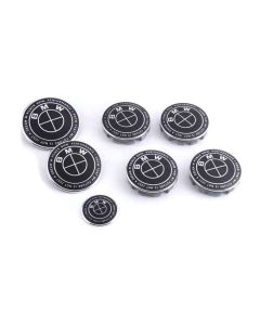 7pcs BMW & Kith Limited Edition Badge Emblem |Black