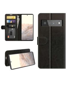 Google Pixel 6 Pro Flip Folio Leather Wallet Case with ID and Credit Card Pockets