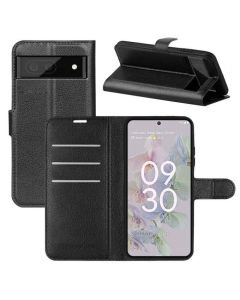 Google Pixel 6a Phone Case Wallet Flip Cover Folio Leather Case Stand Display Card Pocket