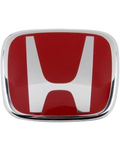 Honda front emblem rear badge steering wheel emblem | Red