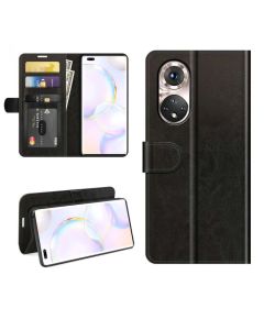 Honor 50 Pro Flip Folio Leather Wallet Case with ID and Credit Card Pockets