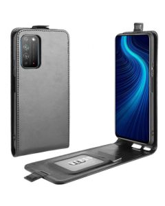 Honor X10 5G Leather Flip Phone Case Flip Cover Vertical Open Wallet Case