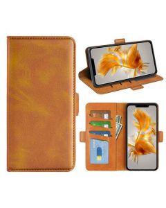 HUAWEI Mate 50 Pro Flip Cover Leather Wallet Case with Dual Magnetic Closure