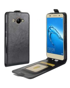 Huawei Y3 2017 Leather Flip Phone Case Flip Cover Vertical Open Wallet Case