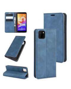 Huawei Y5p /Honor 9S Super Soft Leather Flip Cover Phone Case Dual Invisible Magnets Snap