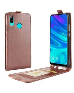 Huawei Y7 2019 Leather Flip Phone Case Flip Cover Vertical Open Wallet Case