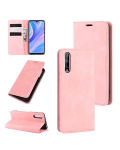 HUAWEI Y8p /Enjoy 10s Super Soft Leather Flip Cover Phone Case Dual Invisible Magnets Snap