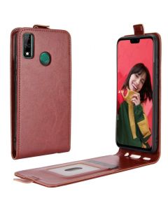 HUAWEI Y8s Leather Flip Phone Case Flip Cover Vertical Open Wallet Case