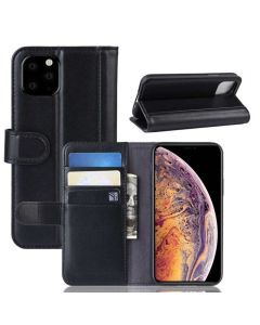 iPhone 11 Pro Max Phone Case Wallet Flip Cover Folio Genuine Leather Case Stand Display Card Pocket