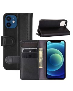 iPhone 12 /iPhone 12 Pro Phone Case Wallet Flip Cover Folio Genuine Leather Case Stand Display Card Pocket
