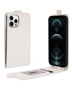 iPhone 12 Pro Max Leather Flip Phone Case Flip Cover Vertical Open Wallet Case