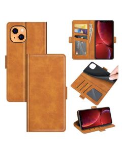 iPhone 13 Flip Cover Leather Wallet Case with Dual Magnetic Closure