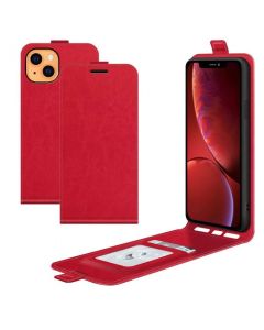 iPhone 13 Leather Flip Phone Case Flip Cover Vertical Open Wallet Case