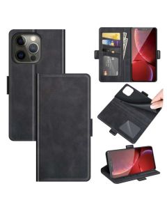 iPhone 13 Pro Flip Cover Leather Wallet Case with Dual Magnetic Closure