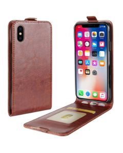 iPhone X Leather Flip Phone Case Flip Cover Vertical Open Wallet Case