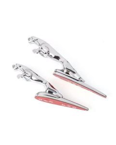 Jaguar Hood 3D Emblem Chrome Metal Front Ornament