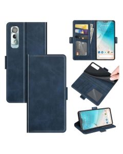 Kyocera Android One S8 Flip Cover Leather Wallet Case with Dual Magnetic Closure