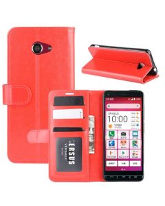 Kyocera Basio 4 KYV47 Flip Folio Leather Wallet Case with ID and Credit Card Pockets