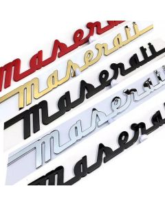 Maserati Trunk Emblem Rear Badge Letter Sticker 