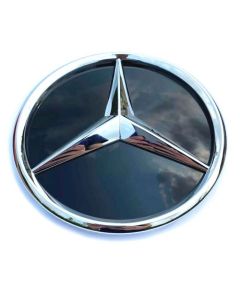 Mercedes-Benz 3D Star logo Convex Front Grille Emblem A1648880411 | Silver