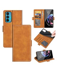 Motorola Edge 20 Flip Cover Leather Wallet Case with Dual Magnetic Closure