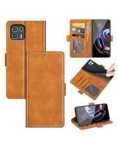 Motorola Edge 20 Lite Flip Cover Leather Wallet Case with Dual Magnetic Closure