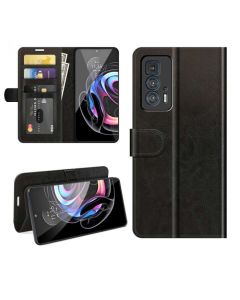 Motorola Edge 20 Pro Flip Folio Leather Wallet Case with ID and Credit Card Pockets