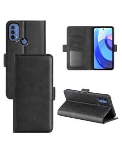 Motorola Moto E30 | E40 Flip Cover Leather Wallet Case with Dual Magnetic Closure