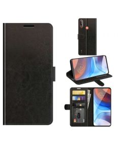 Motorola Moto E7 Power Flip Folio Leather Wallet Case with ID and Credit Card Pockets