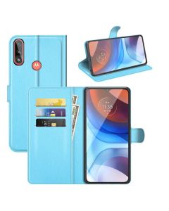 Motorola Moto E7 Power Phone Case Wallet Flip Cover Folio Leather Case Stand Display Card Pocket