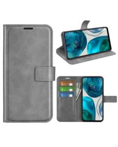 Motorola moto g42 Flip Cover Leather Wallet Case with Rectangle Magnetic Snap