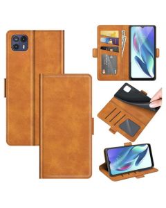 Motorola moto g50 5G Flip Cover Leather Wallet Case with Dual Magnetic Closure