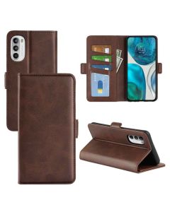 Motorola Moto G52 Flip Cover Leather Wallet Case with Dual Magnetic Closure