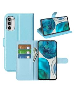 Motorola Moto G52 Phone Case Wallet Flip Cover Folio Leather Case Stand Display Card Pocket