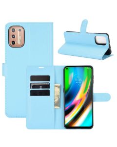 Motorola Moto G9 Plus Phone Case Wallet Flip Cover Folio Leather Case Stand Display Card Pocket