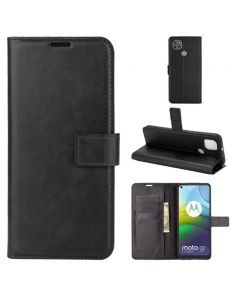 Motorola Moto G9 Power Flip Cover Leather Wallet Case with Rectangle Magnetic Snap