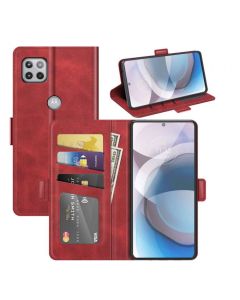 Motorola One 5G Ace Flip Cover Leather Wallet Case with Dual Magnetic Closure