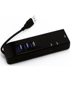 New 3 Port USB 3.0 HUB 1000M Gigabit Ethernet Adapter