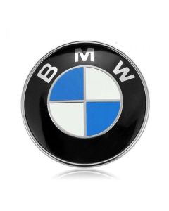 74mm New BMW Blue/White rear trunk emblem