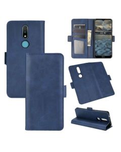 Nokia 2.4 Flip Cover Leather Wallet Case with Dual Magnetic Closure