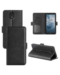 Nokia C100 Flip Cover Leather Wallet Case with Dual Magnetic Closure