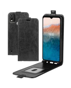Nokia C21 Plus Leather Flip Phone Case Flip Cover Vertical Open Wallet Case