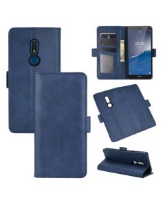 Nokia C3 Flip Cover Leather Wallet Case with Dual Magnetic Closure