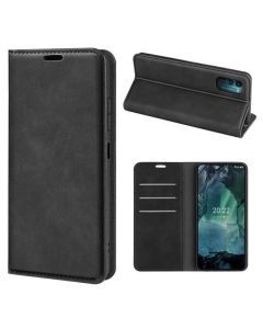 Nokia G21 | Nokia G11 Super Soft Leather Flip Cover Phone Case Dual Invisible Magnets Snap